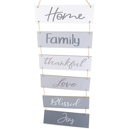Faithful Finds Wooden Wall Home Decor Sign With Inspirational Words 11 75 X 32 Inches Bed Bath Beyond - Words For The Wall Home Decor