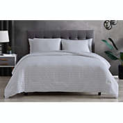 The Nesting Company Pine 7 Piece bed in a bag Comforter Set and Sheet Set Queen Gray