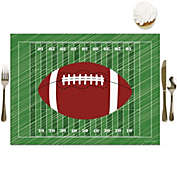 Big Dot of Happiness End Zone - Football - Party Table Decorations - Baby Shower or Birthday Party Placemats - Set of 16