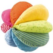 HABA Rainbow Fabric Ball - Machine Washable with 8 Different Sensory Effects