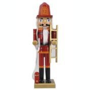 14IN Fireman with Hose Christmas Nutcracker