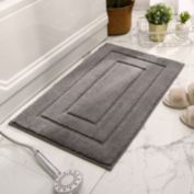 Kitcheniva 50*80cm Absorbent Extra Soft Bathroom Rug Shower Mat, Dark Grey