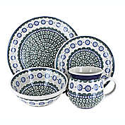 Blue Rose Polish Pottery Ceramika Artystyczna Dinnerware (16 PC)