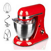 Geek Chef 4.8 Quart Bowl 12 Speed Baking Stand Mixer, Red
