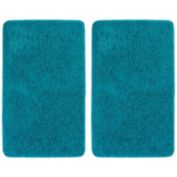 mDesign Soft Microfiber Small Accent Rug Mats - 34" x 21"