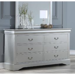 Yeah Depot Louis Philippe III Dresser in Platinum  YJ