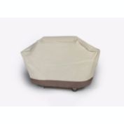 LB International Durable Full Outdoor Patio Premium Embossed Gas Grill Cover - Taupe