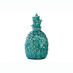 Urban Trends Collection Ceramic Pineapple Figurine, Gloss Finish - Turquoise