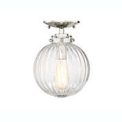 Trade Winds Lighting 1-Light Ceiling Light In Polished Nickel - TW80061-PN