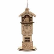 Old World Christmas Ginger Clock Tower Ornament (#80009)