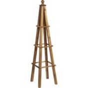 Classic Home and Garden, 3-Rung Acacia Wood Obelisk, 61in H