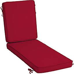 Arden ProFoam EverTru Acrylic 72 x 21 x 3.5, Outdoor Chaise Lounge Cushion, Red