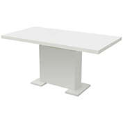 Home Life Boutique Extendable Dining Table High Gloss