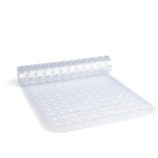 TranquilBeauty Non-Slip Bath Mat  Diamond Cut 88x40cm/35x16in With Suction Cups