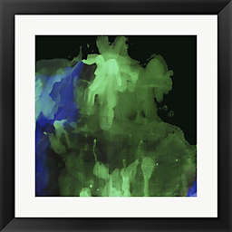 Great Art Now Neon Spill II by Posters International Studio 20-Inch x 20-Inch Framed Wall Art