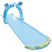 Pool Central 16ft Inflatable Elephant Arch Sprayer Slide Outdoor Kids Water Toy