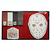 Friday the 13th Sticky Note and Sticky Tab Box Set   Work Memo Notepad Stationery Paper   Home School Supplies For College, Business, Office   Jason Voorhees Horror Movie Gifts and Collectibles