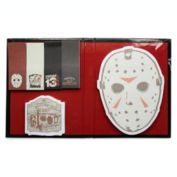 Friday the 13th Sticky Note and Sticky Tab Box Set   Work Memo Notepad Stationery Paper   Home School Supplies For College, Business, Office   Jason Voorhees Horror Movie Gifts and Collectibles