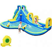 Costway Multifunctional Inflatable Water Bounce with With Blower