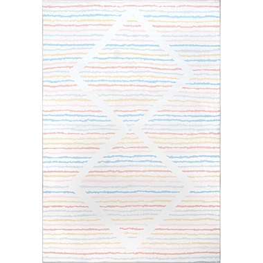nuLOOM Alise Kids Striped Nursery or Playroom Area Rug. View a larger version of this product image.