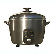 Sunpentown 3-cups Stainless Steel Rice Cooker / Steamer