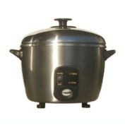Sunpentown 3-cups Stainless Steel Rice Cooker / Steamer