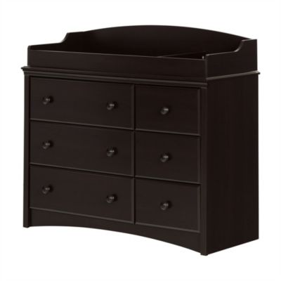 South Shore Angel Changing Table 6-Drawers - Espresso