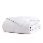 Unikome All Season Diamond Quilted White Down and Whtie Feather Comforter in White, Twin