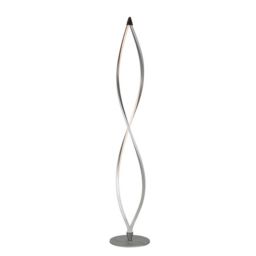 Twist LED Floor Lamp - Silver