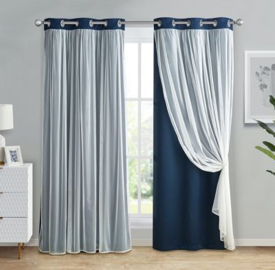 2 layer curtains
