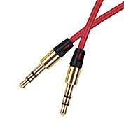 2x Pieces 3.5mm AUX Cable Red