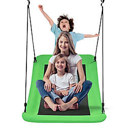 Gymax 700lb Giant 60'' Skycurve Platform Tree Swing for Kids and Adults