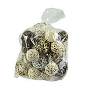 Zeckos 18 Pc. Exotic Dried Organic Decorative Spheres