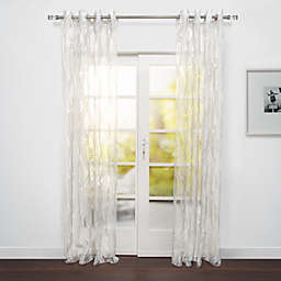 Casa Mia by Starlite Eros Sheer Window Curtain Panel White 54