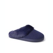 Dearfoams Women's Dahlia Rib Knit Scuff Indoor/Outdoor Slipper