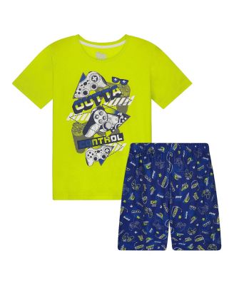 Sleep On It Boys Outta Control 2-Piece Pajama Sleep Shorts Set