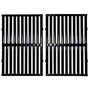 Contemporary Home Living 2pc Gloss Cast Iron Cooking Grid for Ellipse and Hamilton Beach Gas Grills 22.75"
