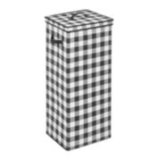 mDesign Tall Gift-Wrapping Paper Storage Box with Handles + Removable Lid