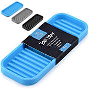 Zulay Kitchen Silicone Multipurpose Tray Holder - Blue