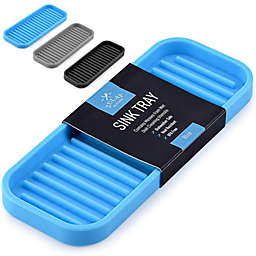 Zulay Kitchen Silicone Multipurpose Tray Holder - Blue