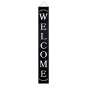 TX USA Decorative Modern Farmhouse Welcome Porch Sign 72 Inch Black - Three Foldable