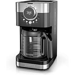 Black + Decker CM4200SC Programmable Coffee Maker with 12 Cup Capacity, Stainless Steel