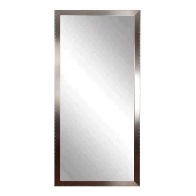 BrandtWorks Embossed Steel Vanity Floor Mirror - 30.5" x 64.5"