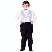 Dress Up America Silver Sequined Vest / Shiny Dance Jacket For Kids - Size S (4-6)