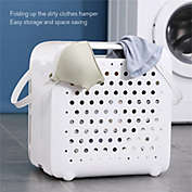 Kitcheniva Foldable Plastic Laundry Hamper Basket