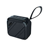 Proscan - Mini Portable Bluetooth Speaker, Water Resistant with FM Radio and AUX Input, Black