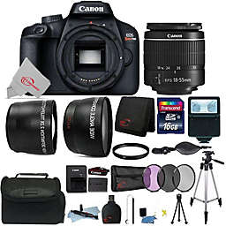 Canon EOS T100 18MP Digital SLR Camera + 18-55mm Lens + 16GB Accessory Kit