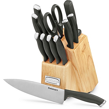 Cuisinart Color Pro Collection 12-Piece Block Cutlery Set - Black. View a larger version of this product image.