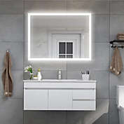 Miruo Fancy Frameless Bathroom Mirror