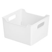 mDesign Plastic Kitchen Pantry Cabinet Food Storage Bin
